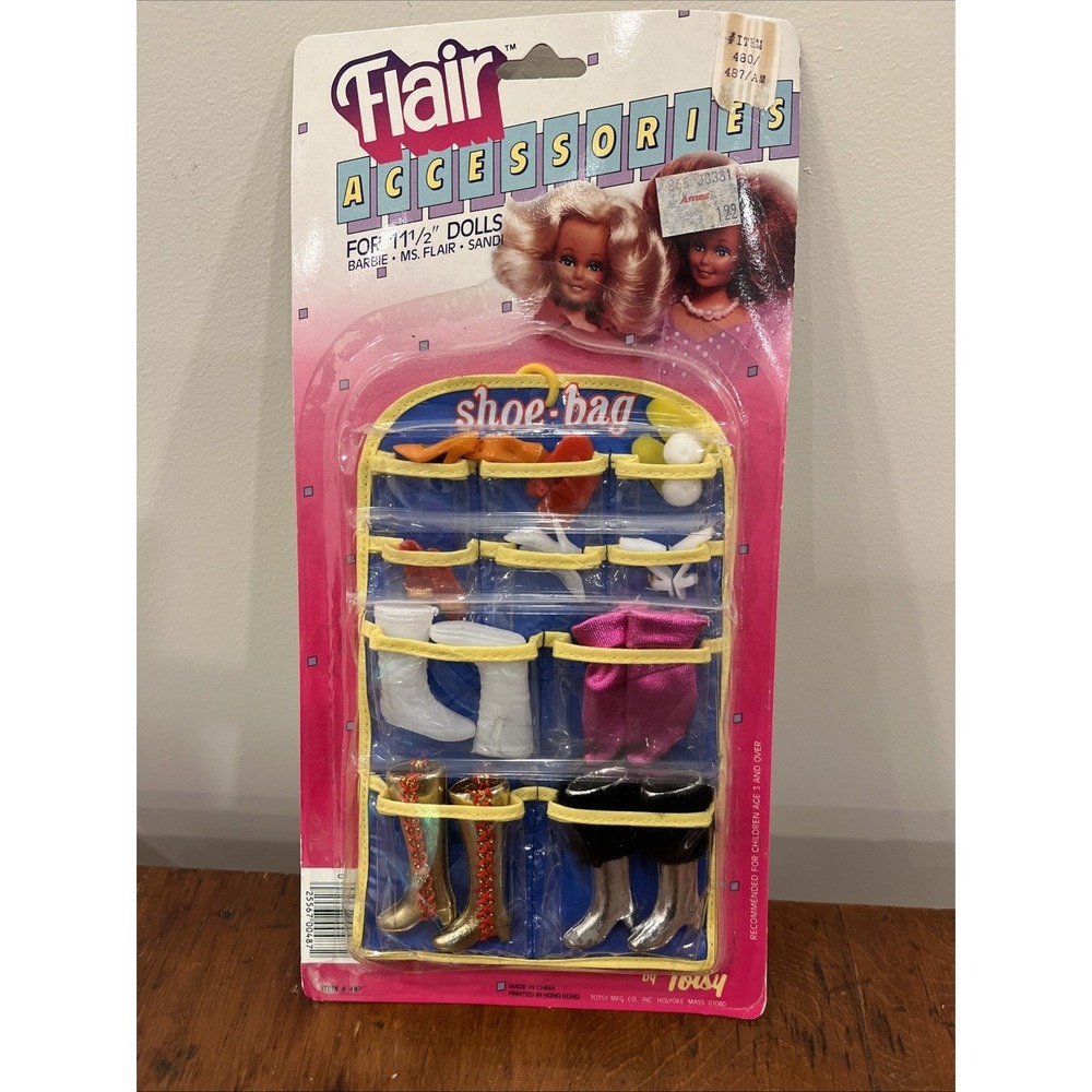 Vtg 1982 Totsy FLAIR  Accessories Shoes & Boots Fits 11-1/2" Size Dolls Barbie